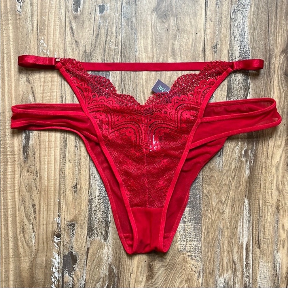 Adore Me Victoria’s Secret Vintage Pop Art German Nylon Underwear G-String Thong
